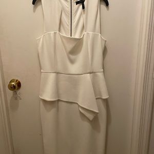 BCBG Maxazria White Dress.